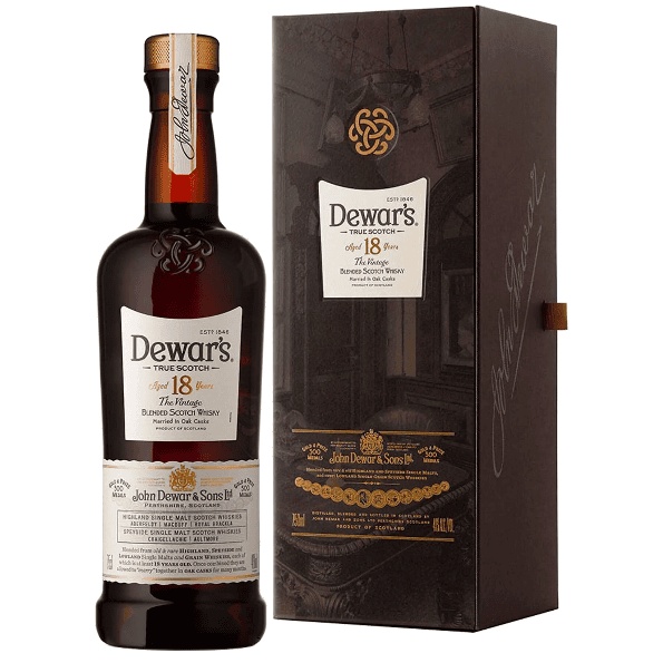【澳門發貨】Dewar's 帝王18年調和威士忌750ml