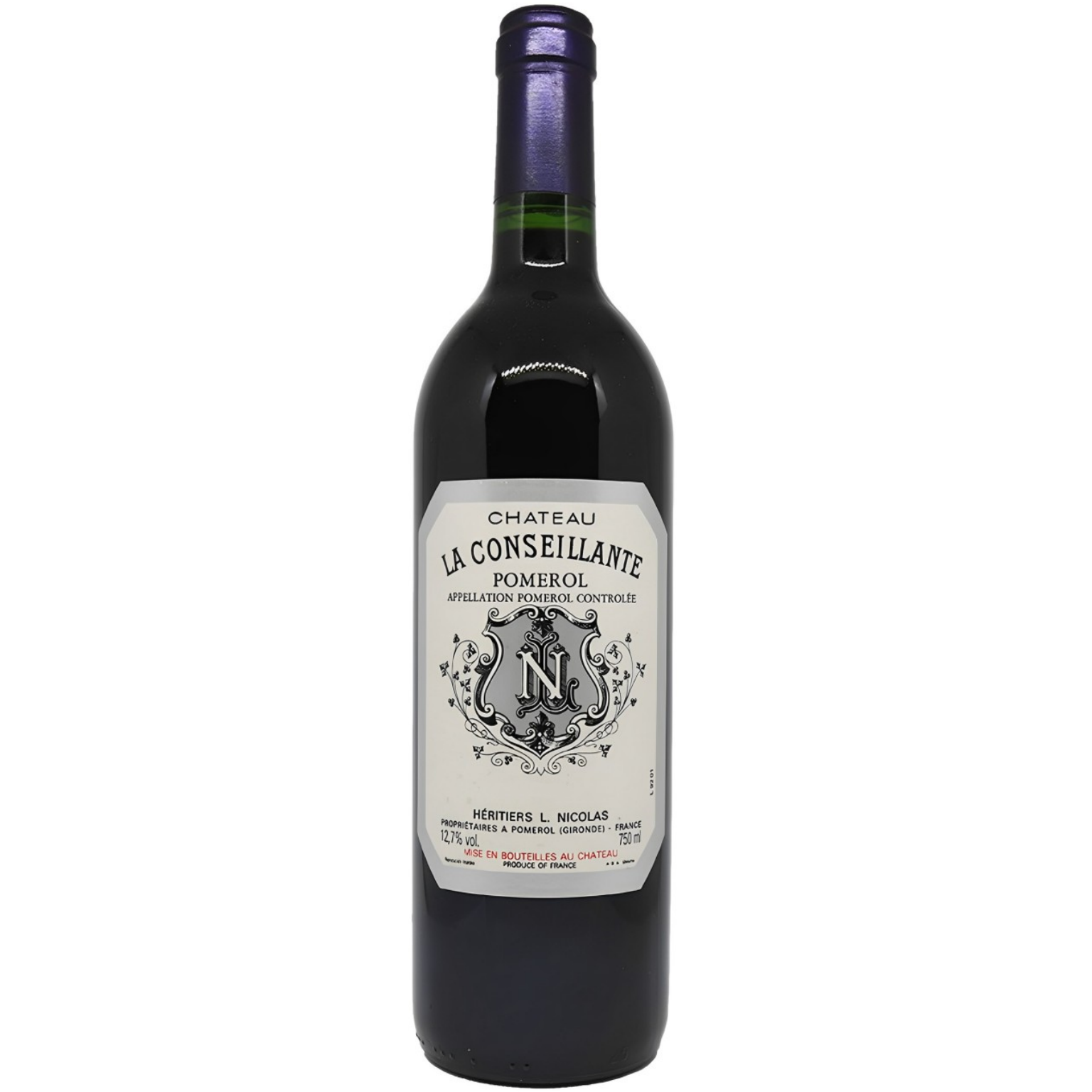 【澳門發貨】01 Chateau La Conseillante 法國康仙妮紅酒75cl