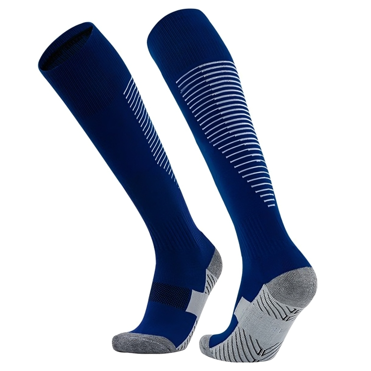 專業足球襪過膝毛巾底防滑減震訓練襪子兒童成人男士女士長筒多色可選