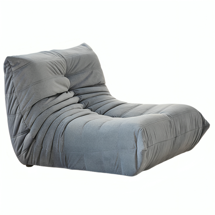 全海綿懶人沙發毛毛蟲落地梳化單人椅沙發北歐臥室客廳科技布家用陽臺網紅風