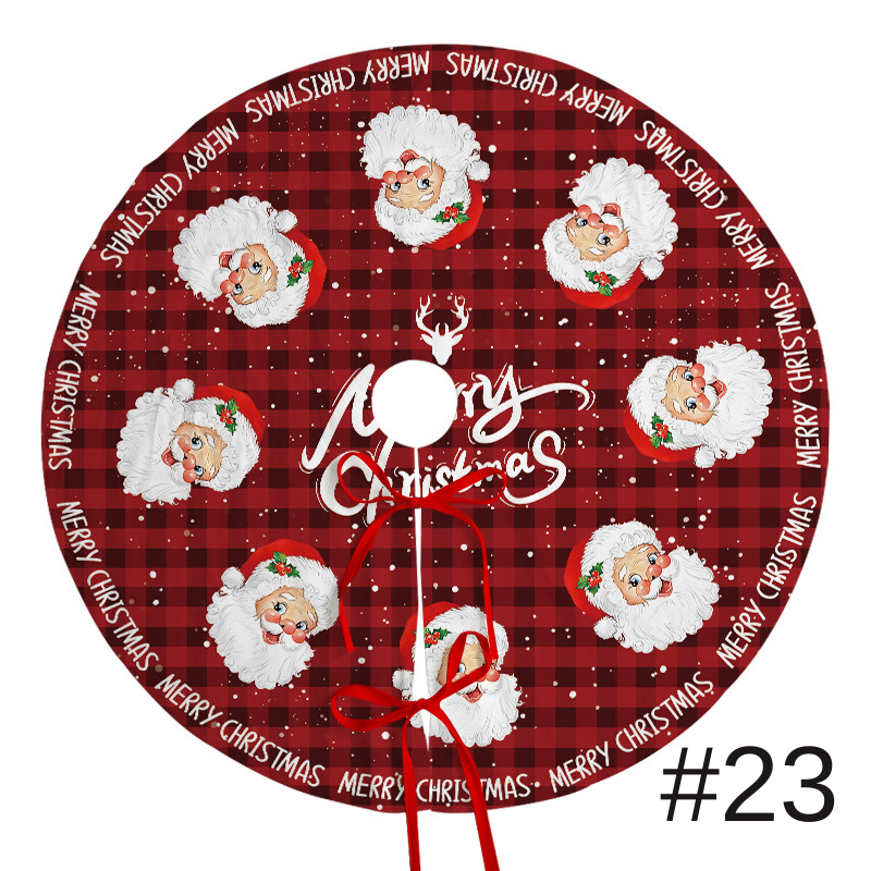 聖誕樹裙節日派對場景裝飾樹底圍裙毛絨布料聖誕樹裝飾