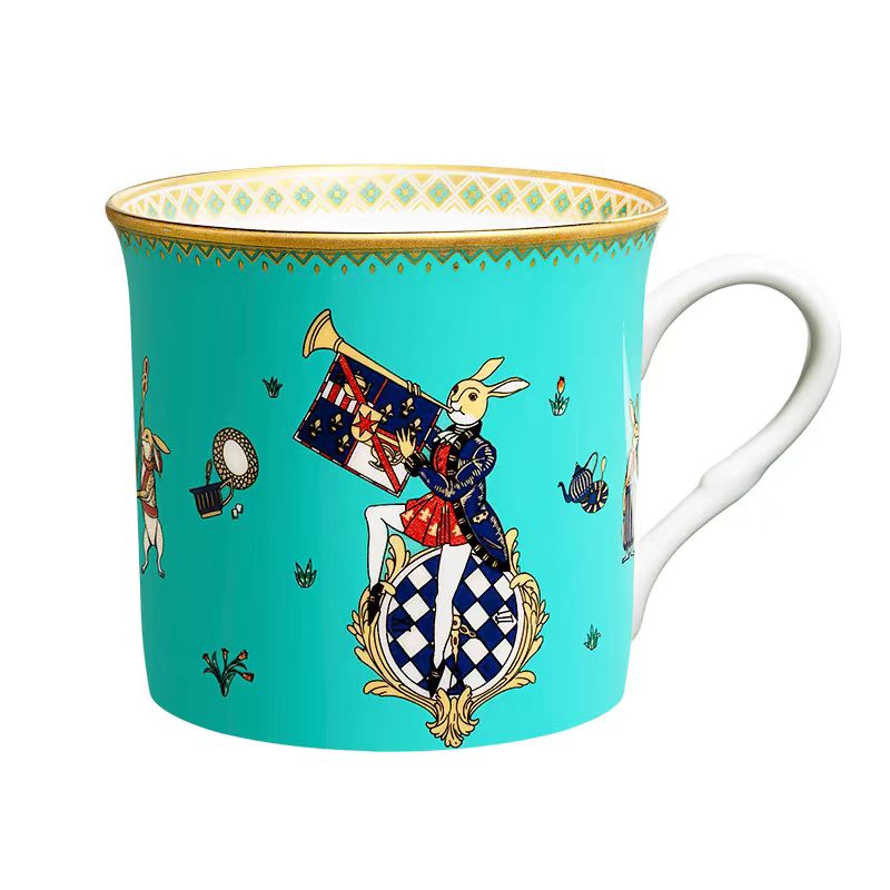 BLAN BUNNY 布蘭兔國王後花園骨瓷馬克杯下午茶四色水杯原創禮盒送禮