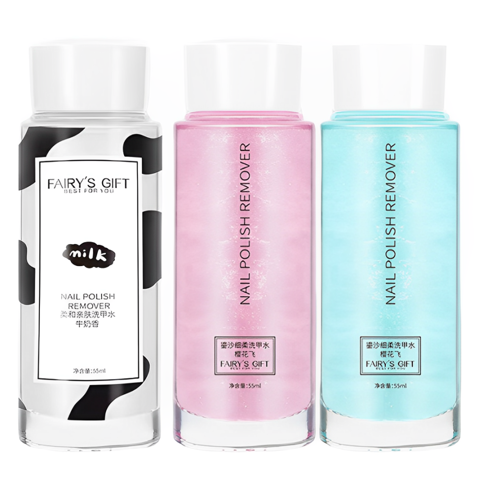FAIRY'S GIFT 洗甲水鎏沙洗甲水持久淡香大容量棉擦流沙卸指甲油