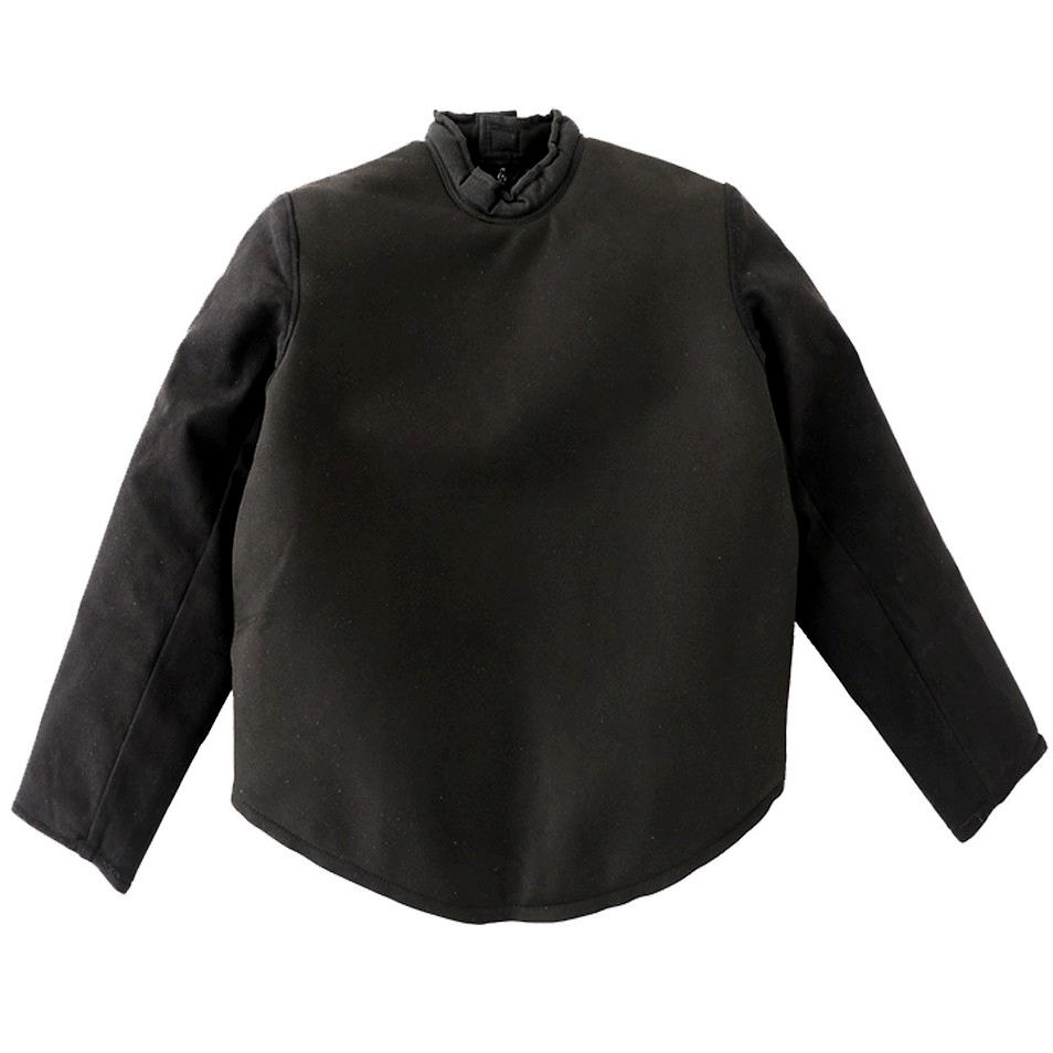 擊劍教練服牛皮帆布長袖訓練服教練擊劍器材防護裝備