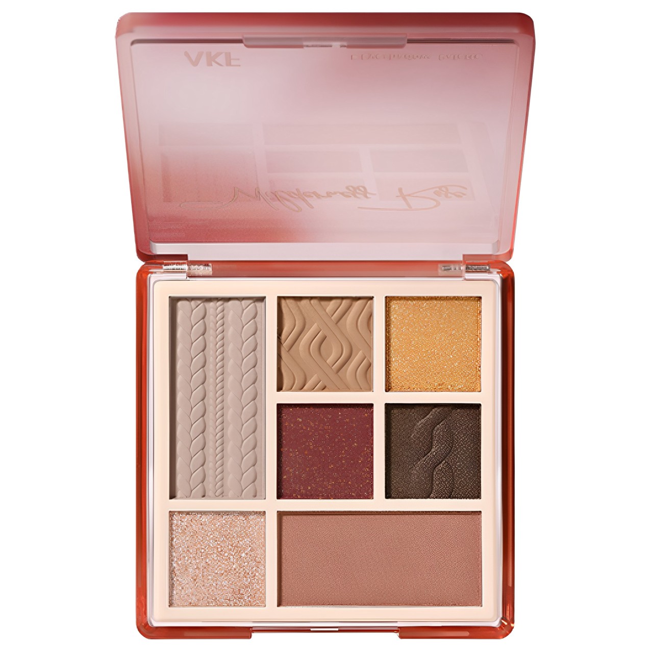 [01-熱銷] AKF眼影盤正品爆款多色眼影霧面細閃珠光腮紅高光修容盤7色化妝盤