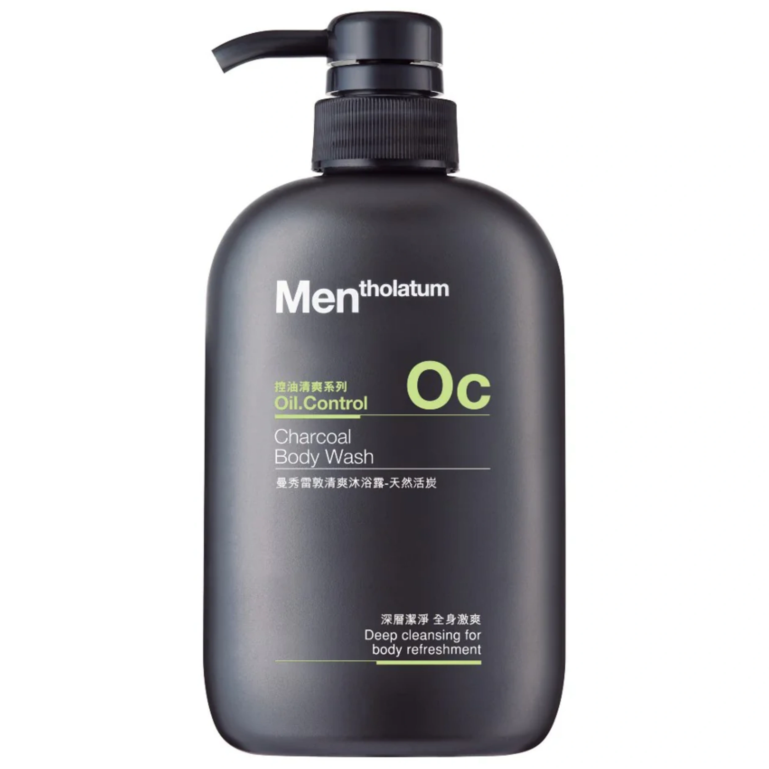 【澳門發貨】（6支起購）MENTHOLATUM 曼秀雷敦 男士清爽沐浴露-天然活炭 500ml