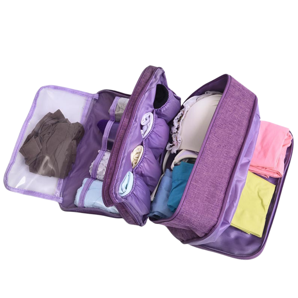 旅行內衣收納包防水陽離子文胸包旅遊內褲收納袋整理袋便攜