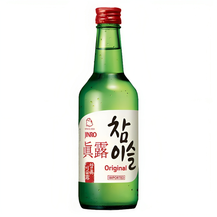 【澳門發貨】（原箱12瓶）JINRO 真露燒酒360ml水蜜桃味/草莓味/西柚味/青葡萄味/李子味/竹炭味/新竹炭味