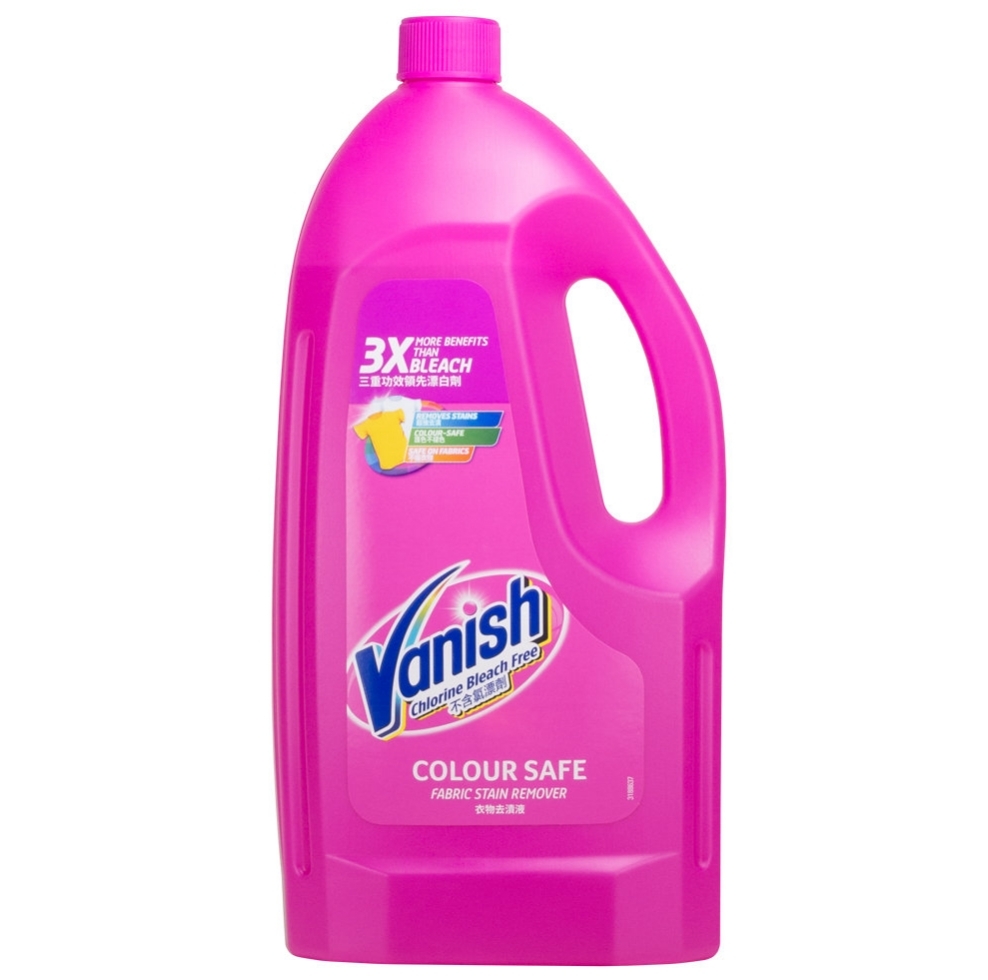 【澳門發貨】（原箱6瓶）Vanish碧蓮衣物去漬液1.5L彩色護衣去漬亮白不含漂白水氣味清新手洗機洗浸洗衣物清潔液