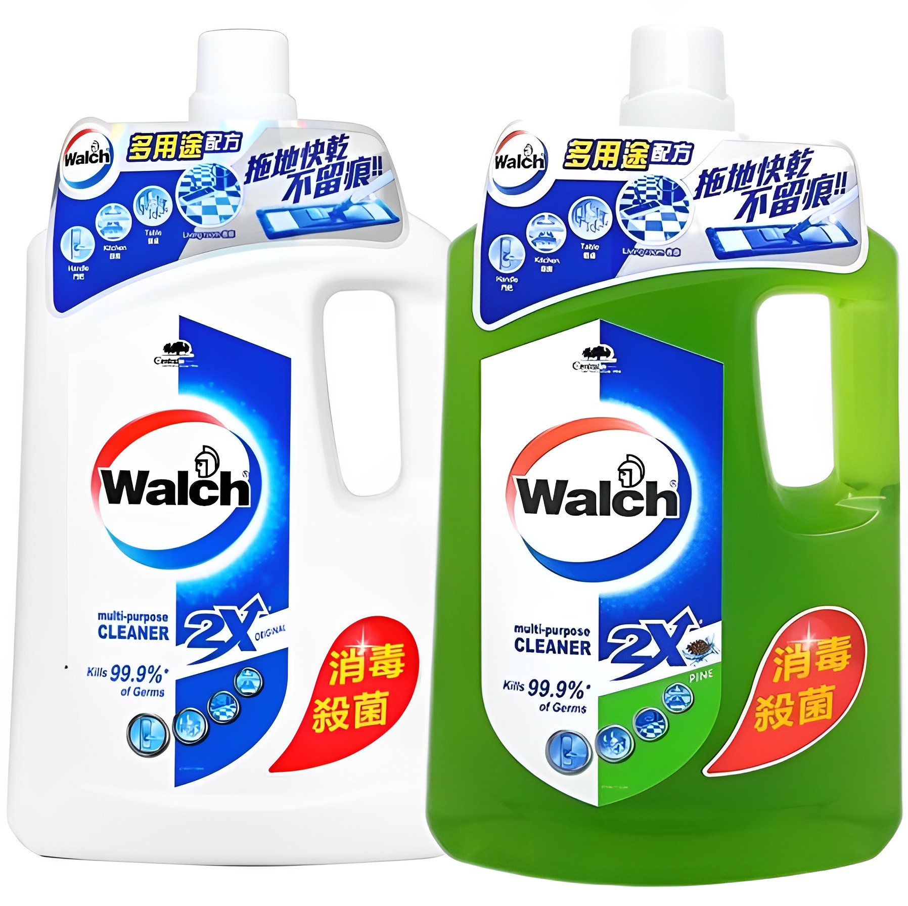 【澳門發貨】[松木-熱銷] Walch威露士多用途地板清潔劑2.5L原味/松木多用途消毒液家居地板廚房廁所擊退頑固污漬快乾不留痕