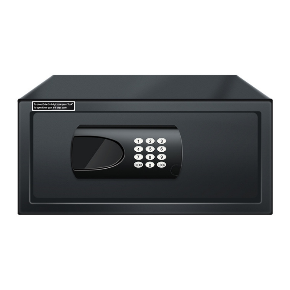 全鋼電子保險櫃貴重物品密碼安全保護箱防盜密碼箱家用小型夾萬保險箱