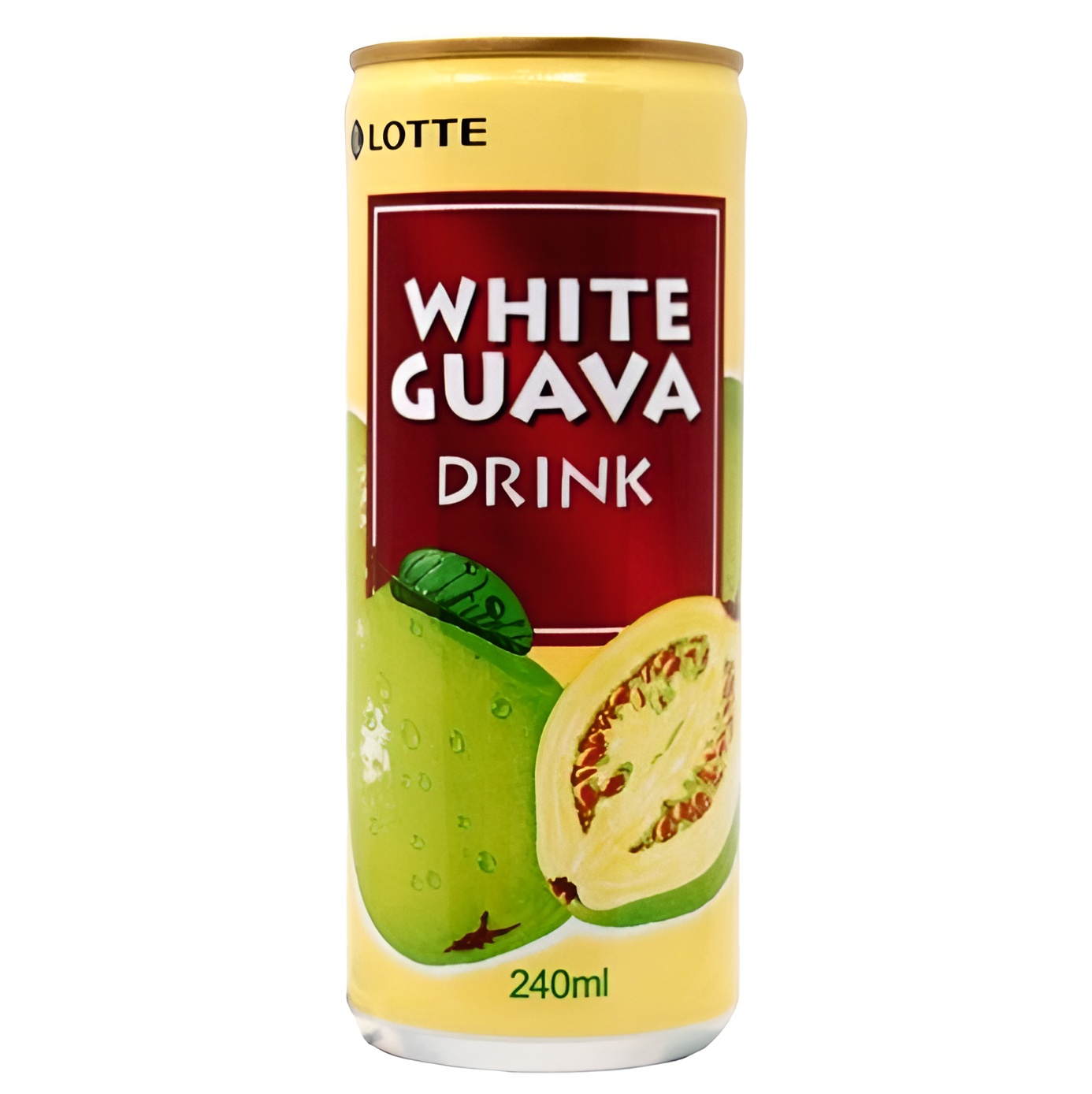 【澳門發貨】（原箱30罐）LOTTE 樂天鮮番石榴樂240ml罐裝果汁飲料