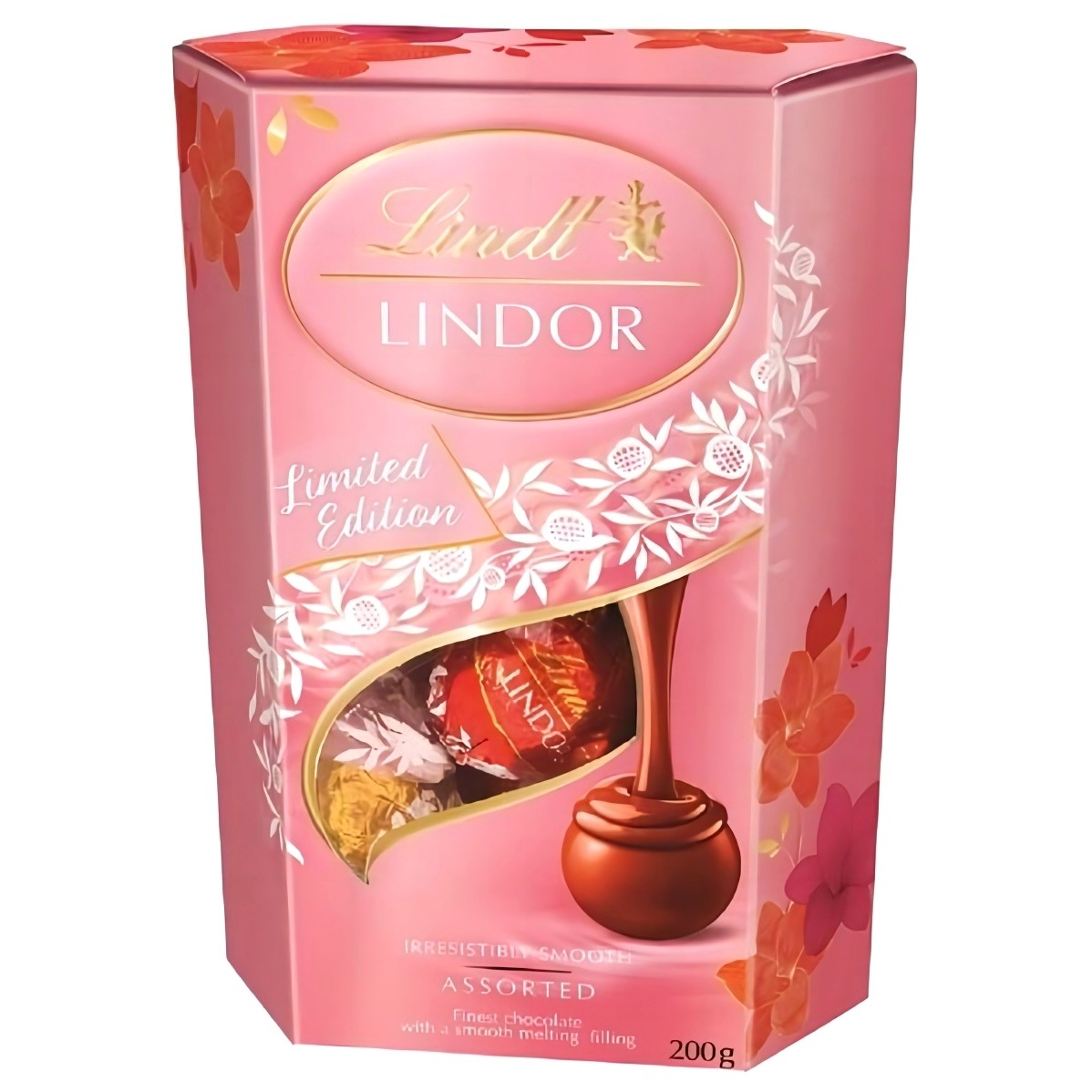 【澳門發貨】LINDOR 瑞士蓮精選軟心朱古力粉紅限量版200g綜合口味夾餡巧克力全球暢銷