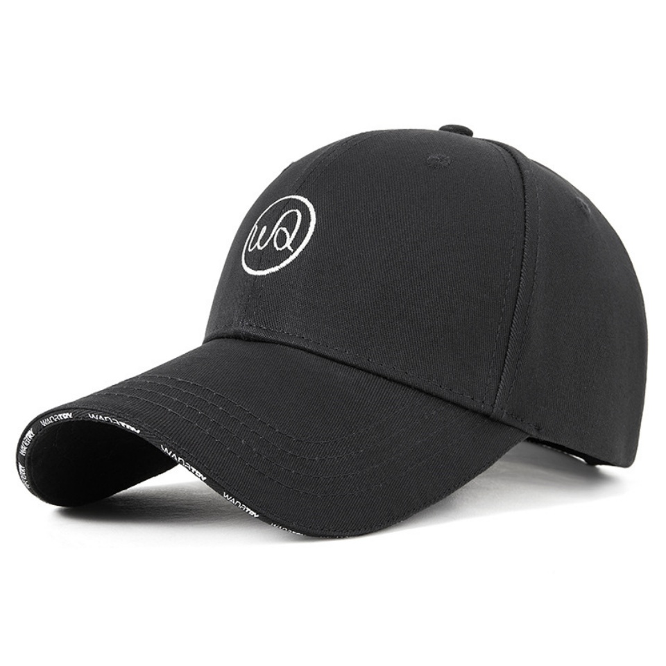 繡花圖案棒球帽夏季新款帽子男戶外運動出遊防曬遮陽棒球帽透氣太陽釣魚鴨舌帽女