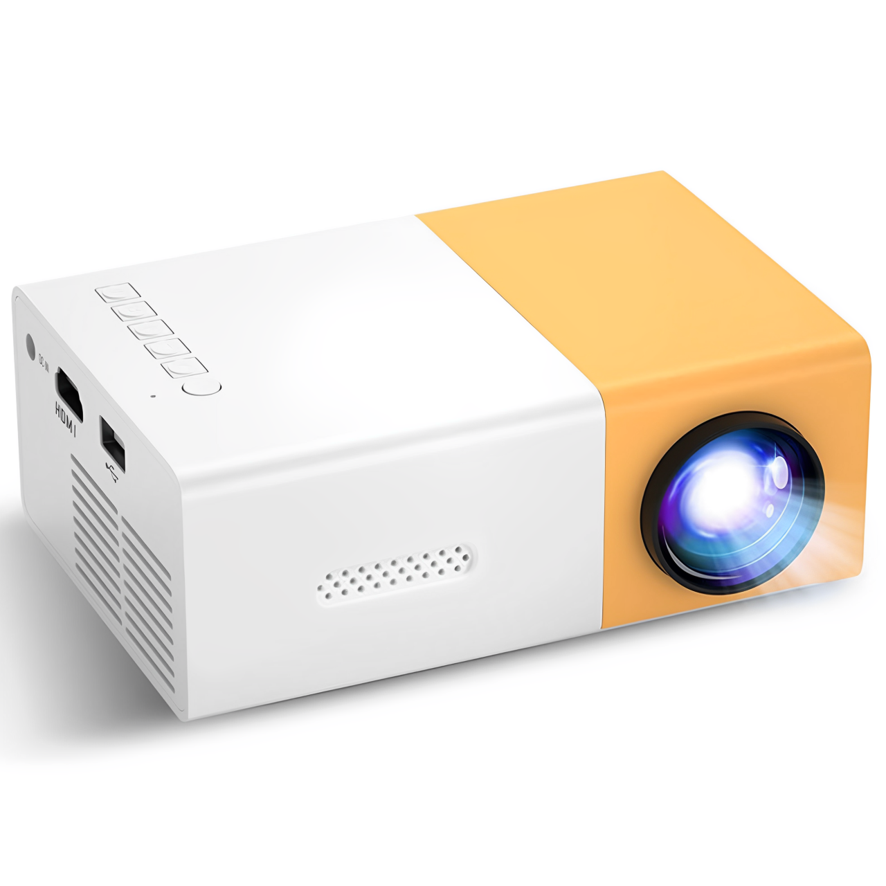 迷你投影機自帶音箱微型兒童projector可攜式小型投影機LED高清1080家用投影儀