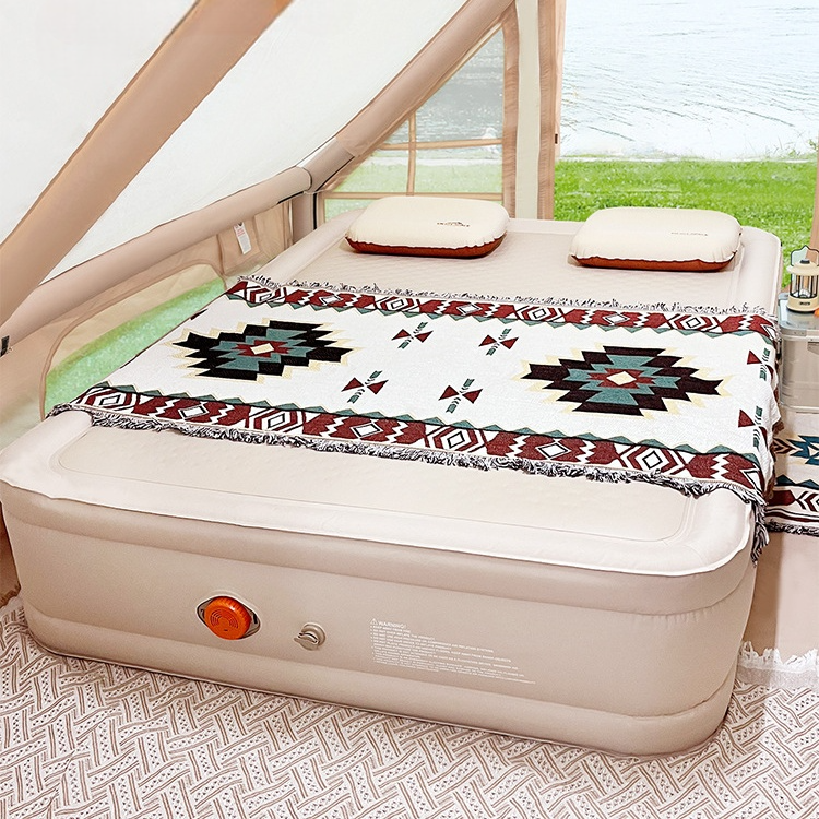 ENJOYSPACE彈絲充氣床墊自動充氣床氣墊床帳篷戶外露營打地鋪便攜雙人床