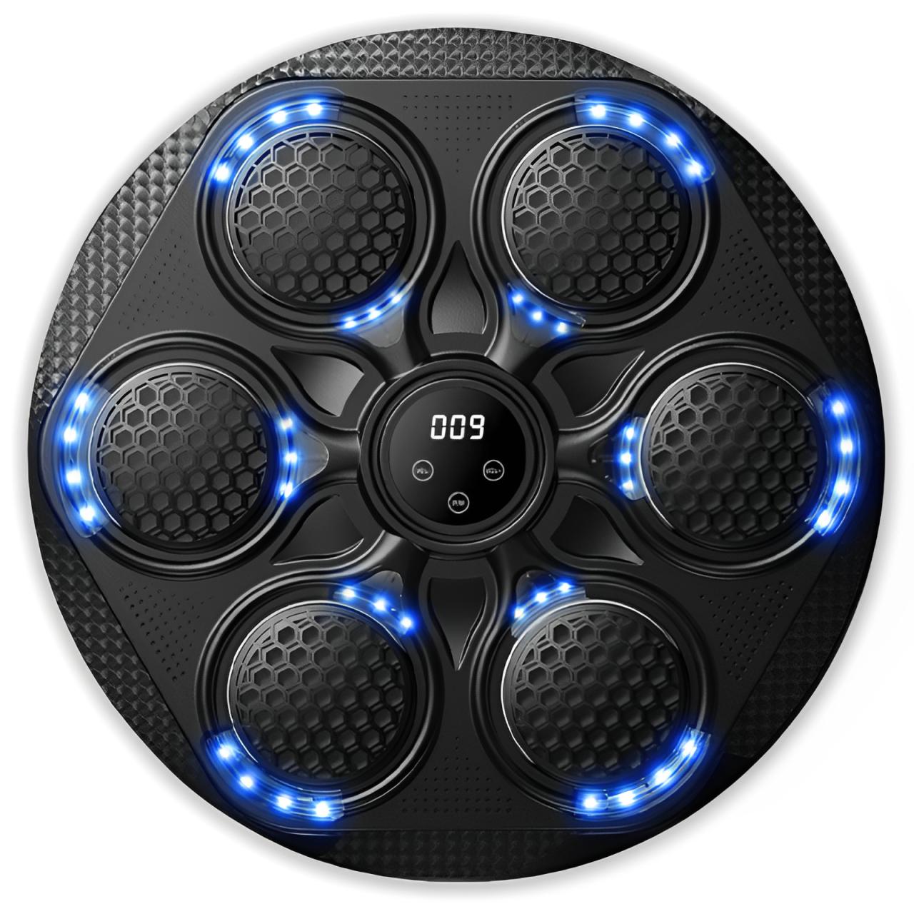 智能音樂拳擊靶板家用掛墻拳擊機燈光藍牙音樂健身器材訓練器兒童拳擊牆靶