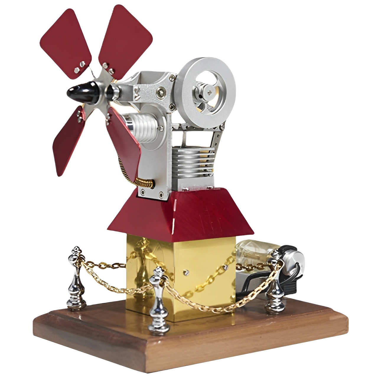 大風車斯特林發動機模型外燃機益智物理新奇創意科技禮品