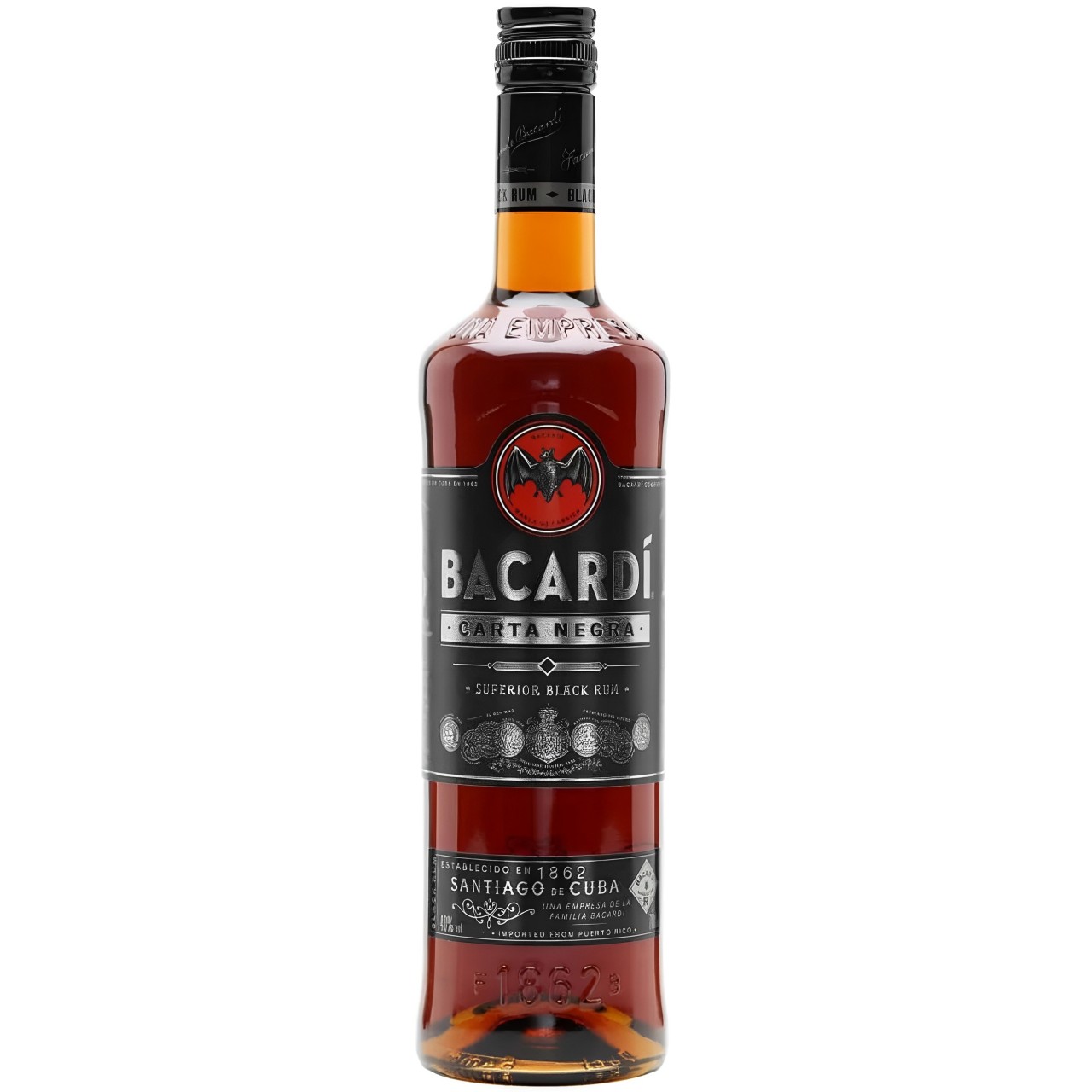 【澳門發貨】（3支起購）Bacardi 百家得黑蘭姆酒750ml朗姆酒