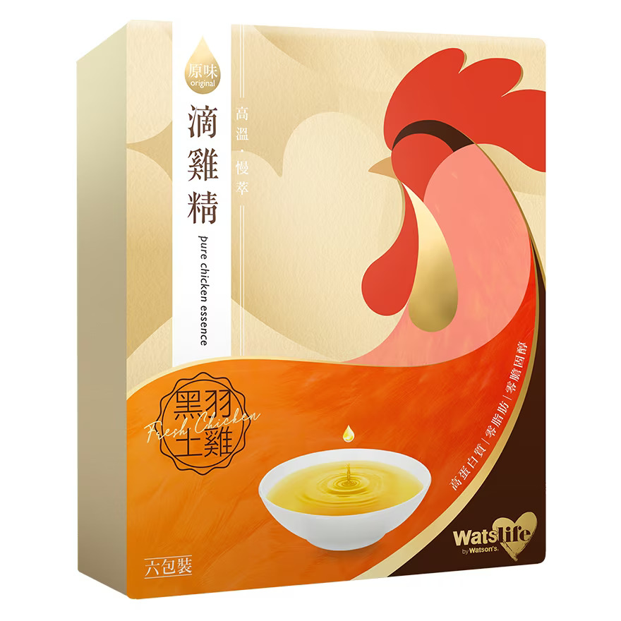 【澳門發貨】Watslife滴雞精原味50ml*6