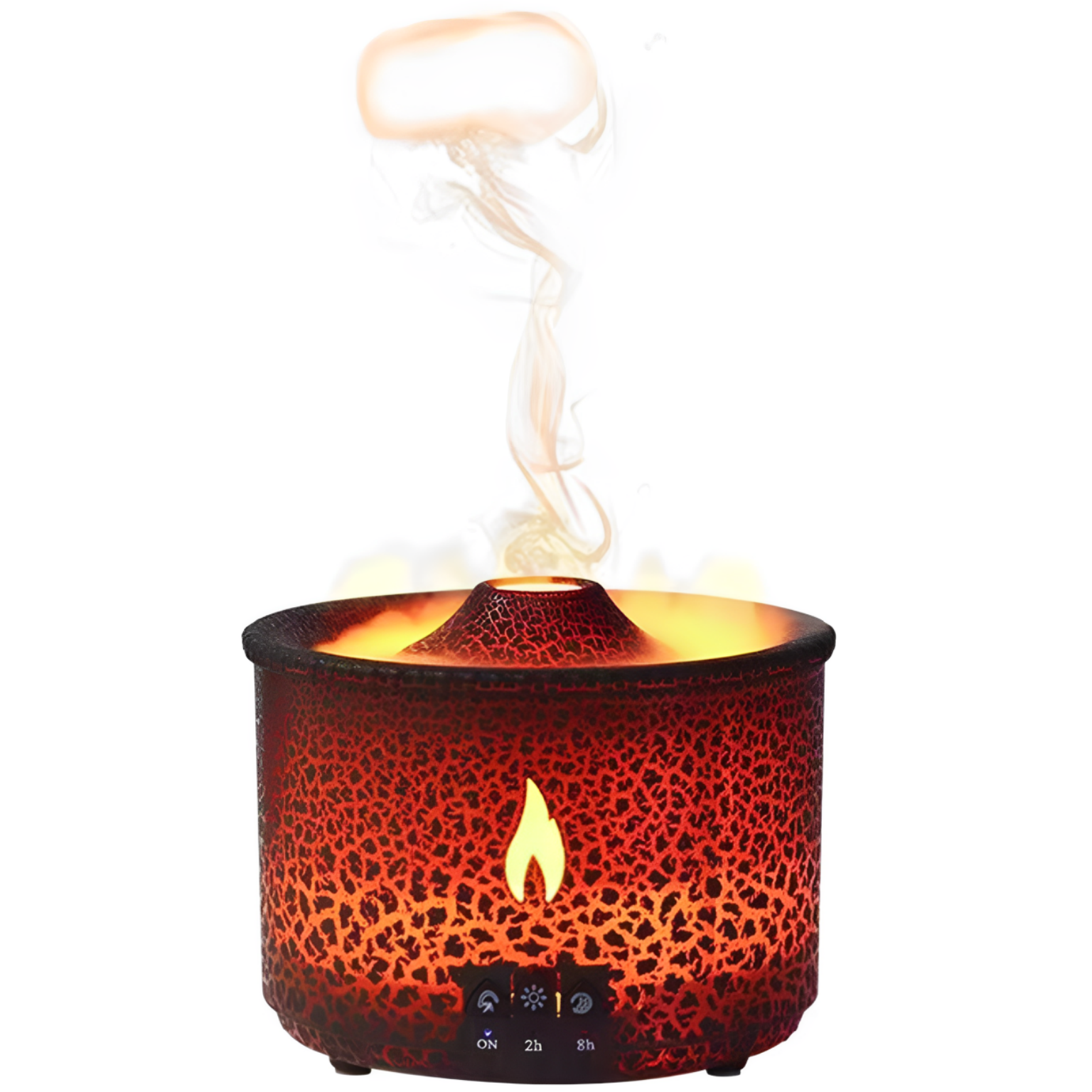 火山香薰加濕器火焰加濕器空氣擴香機超聲波精油大霧氣加濕機