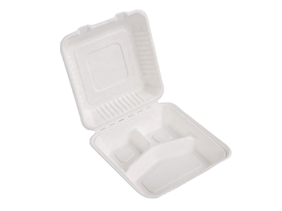 9''x9'' 3Comp Clamshell Box-B032