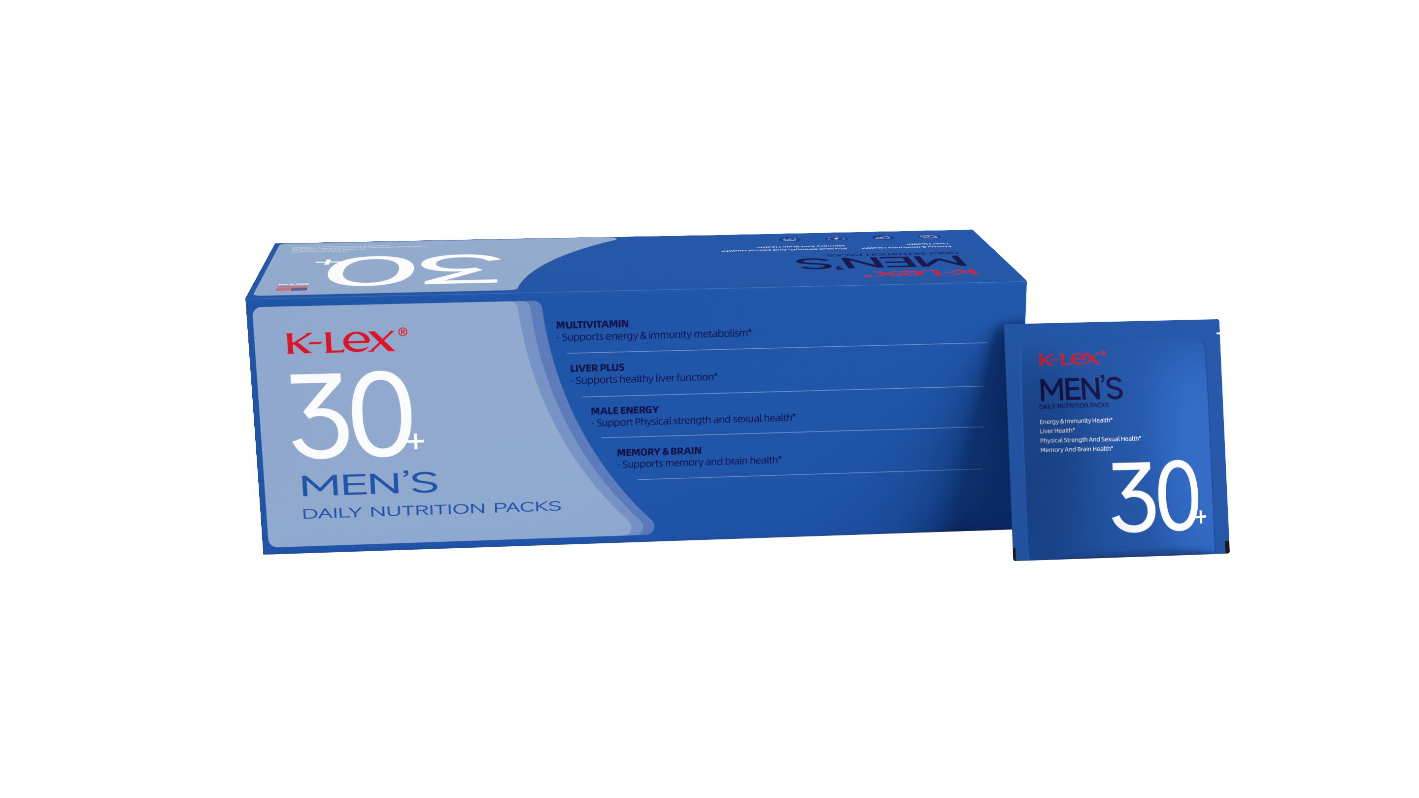 30+ MEN'S DAILY NUTRITION PACKS