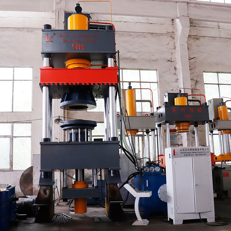 500 tons Hydraulic press for mixing tank