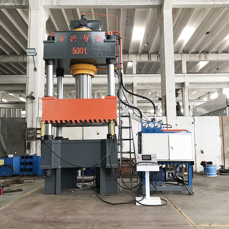 500t Stainless steel water tank hydraulic press