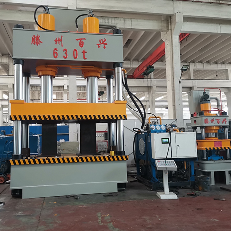 630 ton three beam and four column hydraulic press