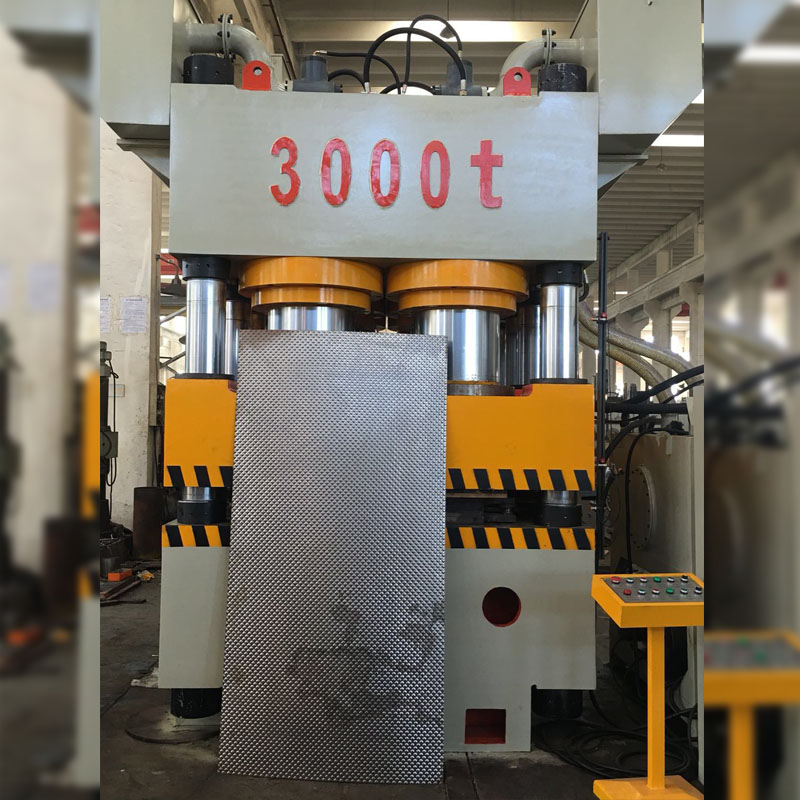 3000 ton double action door panel embossing machine exported to Saudi Arabia