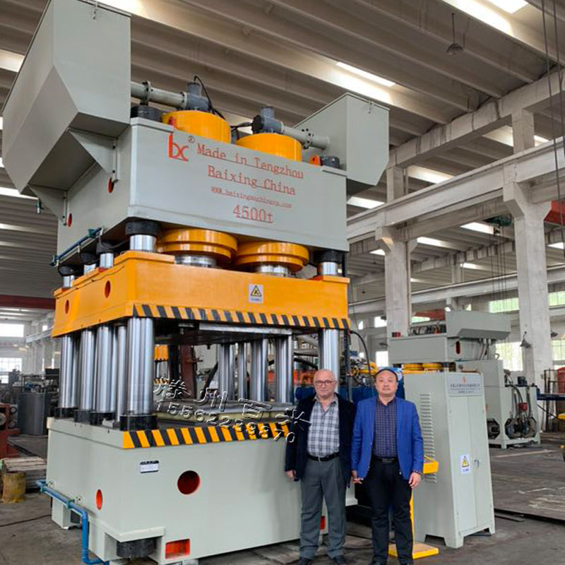 3200t double action door plate embossing machine exported to Türkiye