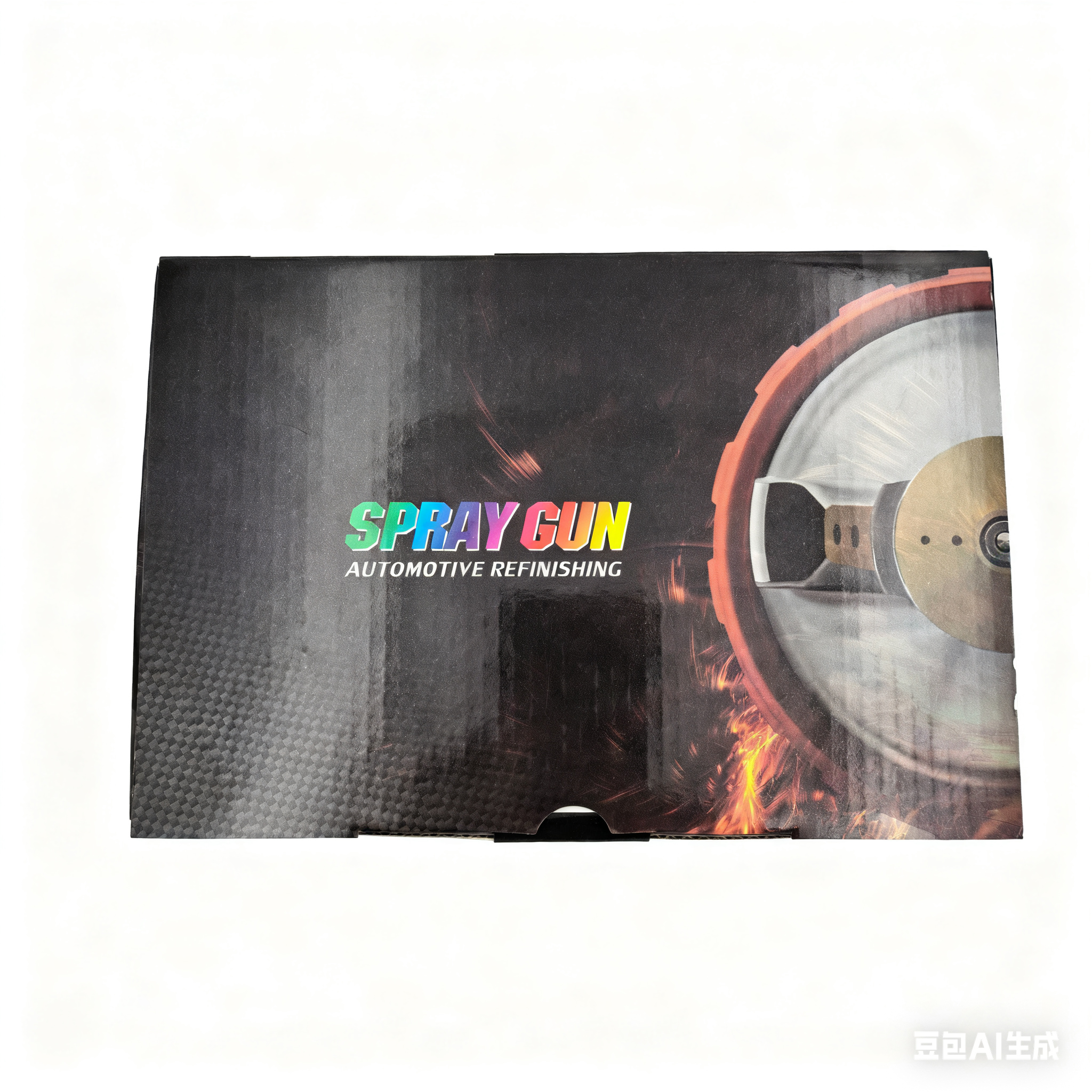 S-400 LVLP Spray Gun – Black & Orange Precision Refinish Sprayer with Gravity Cup