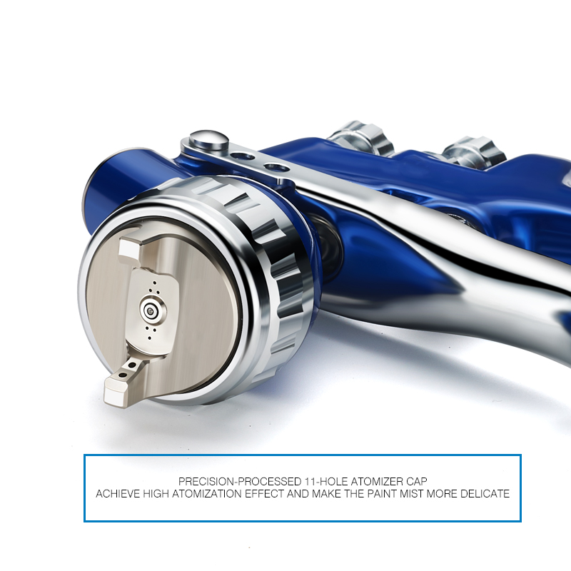 TT Blue LVLP Automotive Spray Gun – Precision Refinish Sprayer with Low Air Pressure