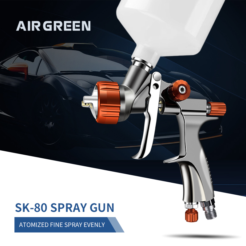 SK-80 LVLP Gravity Feed Spray Gun – Precision Automotive & Wood Finishing Tool