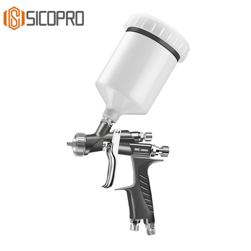 Pneumatic Gravity‑Feed Spray Gun – Air Paint Gun with Top Cup for Auto, Furniture & Industrial Coating