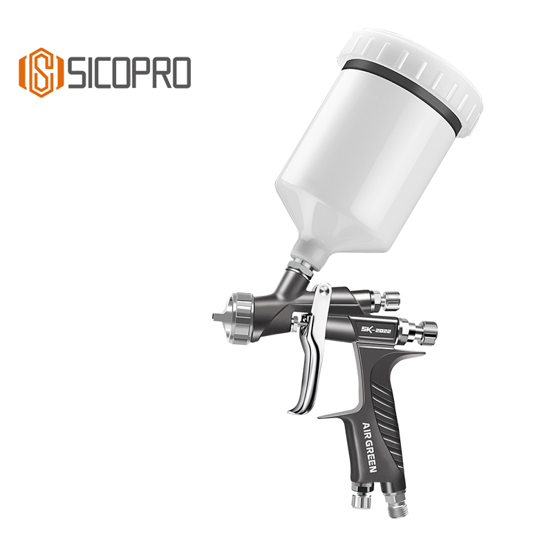 High Performance Gravity Feed Spray Gun SK-2022 – Professional LVLP Air Paint Sprayer