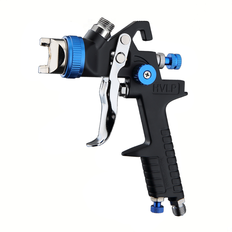 H-827A LVLP Gravity Spray Gun with Aluminum Cup – Precision Spraying, Professional Finish