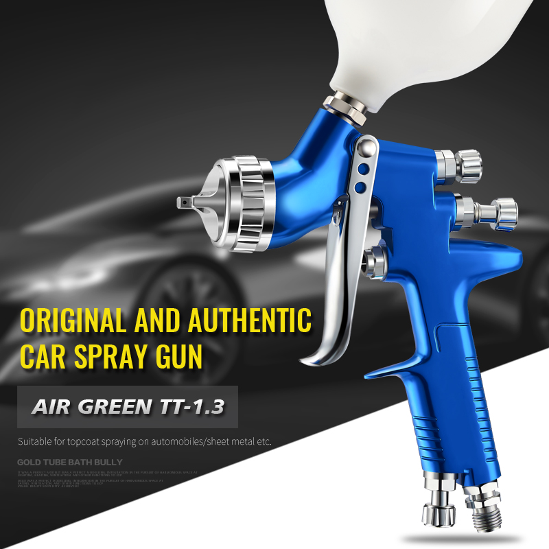 TT Blue LVLP Automotive Spray Gun – Precision Refinish Sprayer with Low Air Pressure