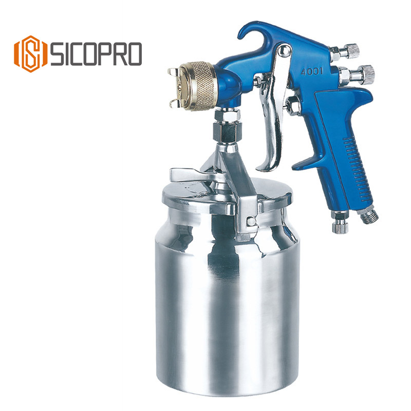 SICOPRO Model 4001 High-Performance LVLP Spray Gun with Suction Feed Cup