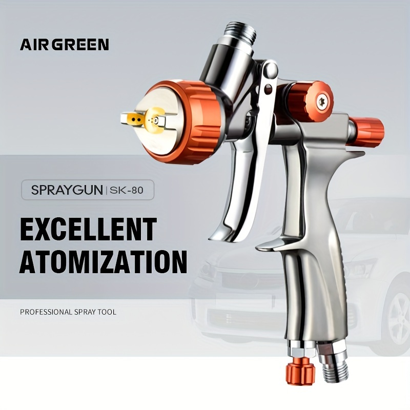 SK-80 LVLP Gravity Feed Spray Gun – Precision Automotive & Wood Finishing Tool
