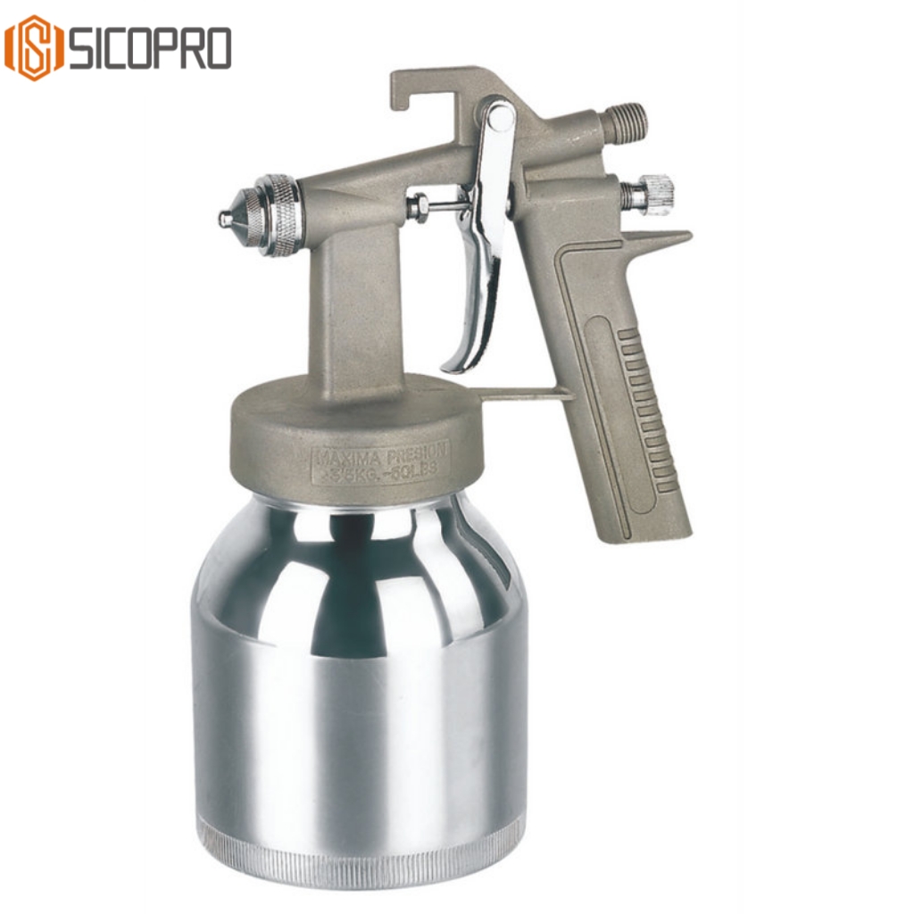 SICOPRO 472B Professional Spray Gun – Durable Air Paint Sprayer with Aluminum Cup