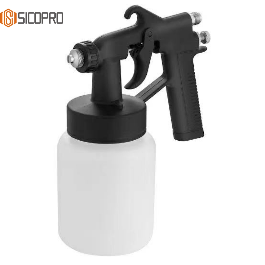 SICOPRO 472C Plastic Spray Gun – Lightweight Multipurpose Air Sprayer
