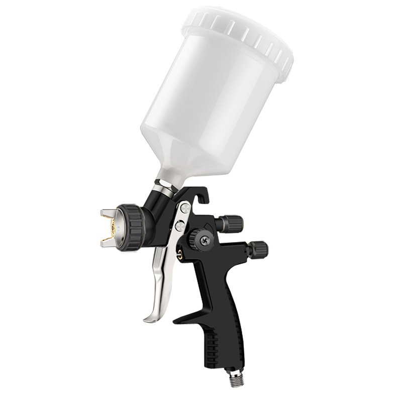 SICOPRO LVLP Gravity Feed Spray Gun – Compact Precision Paint Sprayer with Adjustable Controls for Automotive and DIY Use