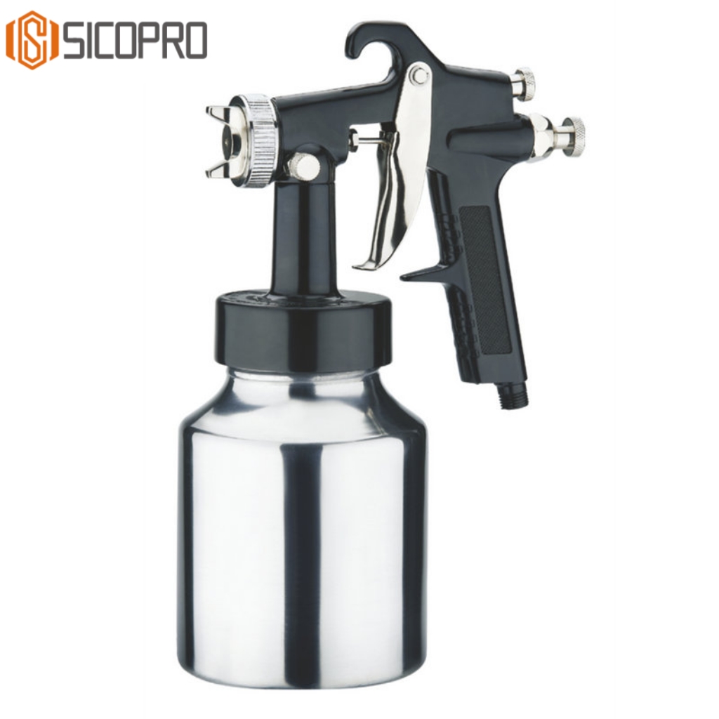 SICOPRO 520 High Performance Suction Spray Gun – Metal Body Paint Sprayer