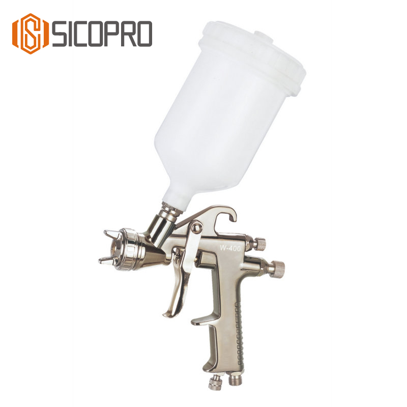 W-400 LVLP Gravity Feed Spray Gun – Professional Finish with Plastic Cup