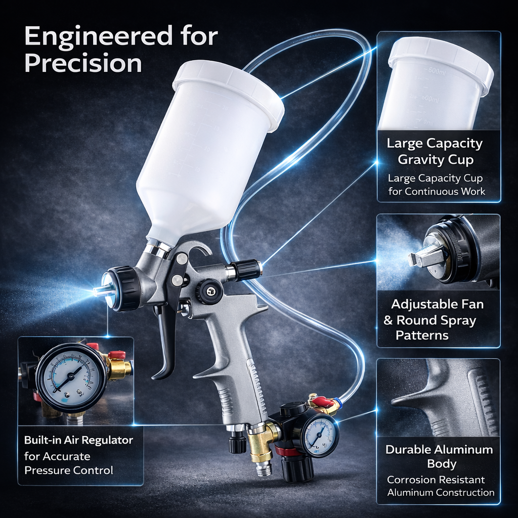 How to Maintain a 1.3mm LVLP Spray Gun for Long-Term Automotive Refinishing Performance