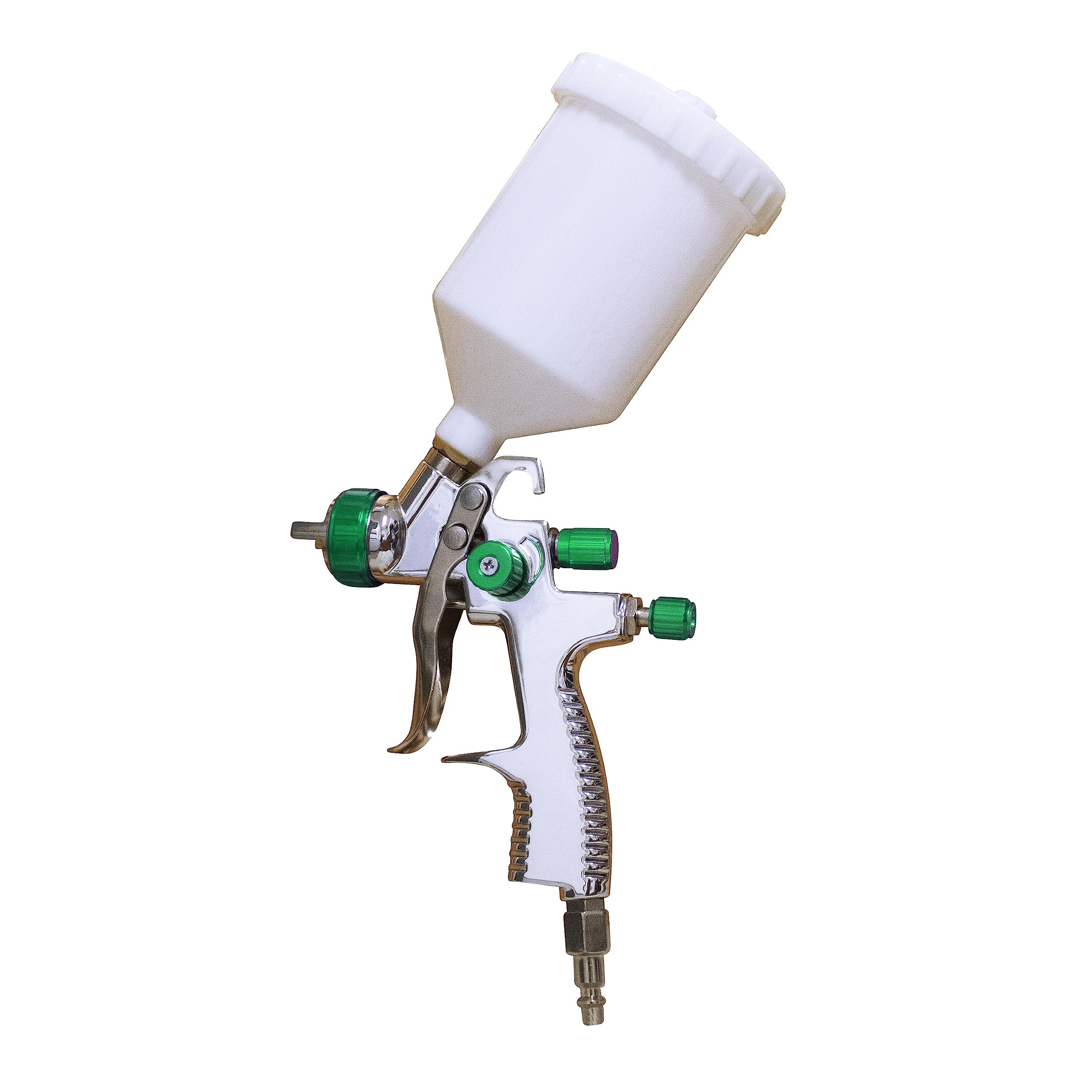 Sicopro SK-2011 LVLP Spray Gun Kit with Plastic Carry Case – 4 Nozzles, Gauge, Tools & 600ml Cup