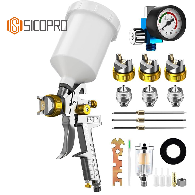 AI-Powered Sustainability and Energy Efficiency in Refinished Painting LVLP Spray Gun Applications