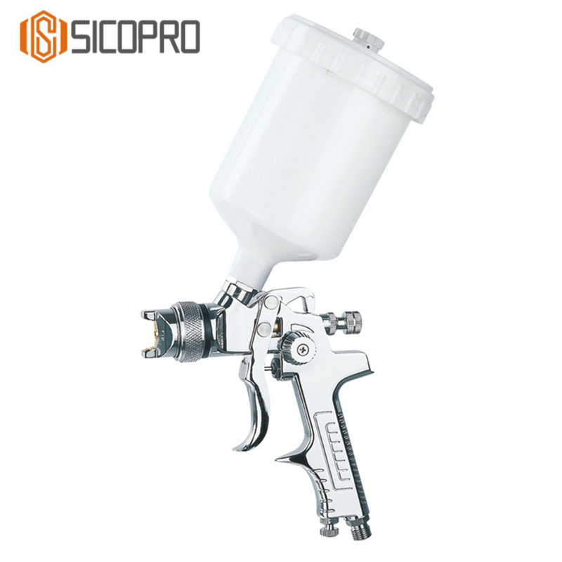 Heavy-Duty LVLP Gravity-Feed Spray Gun Model AS-1001P – 600ml Cup, Multi-Nozzle (1.3/1.4/1.7/2.0mm)